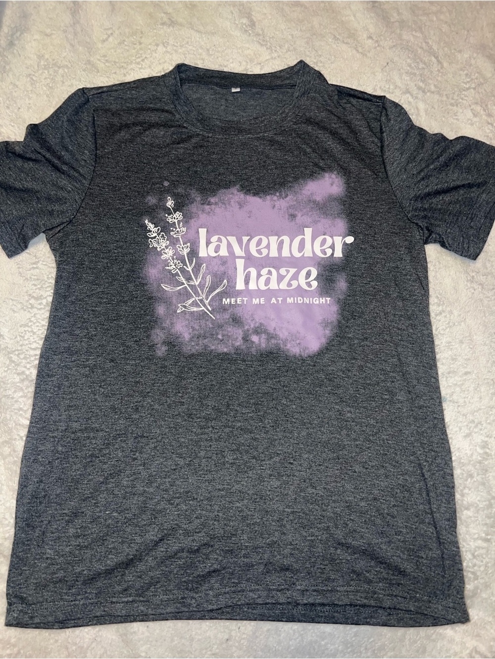 Lavender haze Taylor swift woman tshirt size small